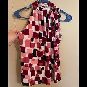 EUC Maurice Career Top with Tie Neck